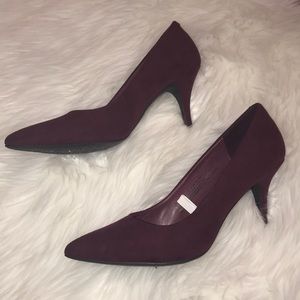 Merona maroon heels size 8.5